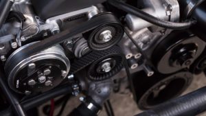Clean shot of Engine close-up